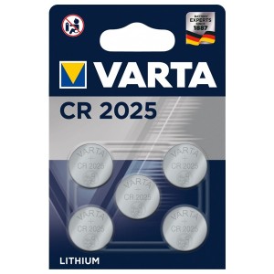 Батарейка VARTA ELECTRONICS CR 2025 (упаковка 5шт) 4008496850891