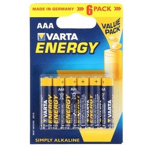 Батарейка VARTA ENERGY AAA (упаковка 6шт) 4008496676545