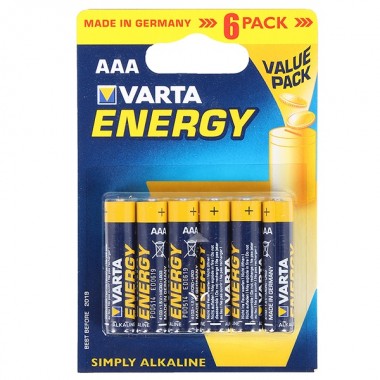 Купить Батарейка VARTA ENERGY AAA (упаковка 6шт) 4008496676545