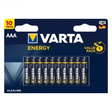 Отзывы Батарейка VARTA ENERGY LR03 AAA (упаковка 10шт) 674367
