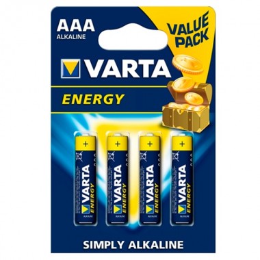 Отзывы Батарейка VARTA ENERGY LR03 AAA (упаковка 4шт) 847310