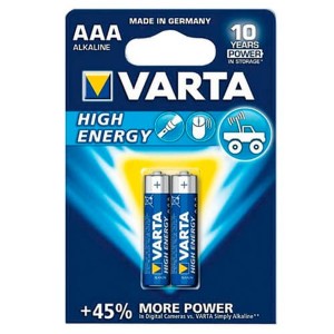 Батарейка VARTA LONGL. POWER AAA (упаковка 2шт) 4008496846870