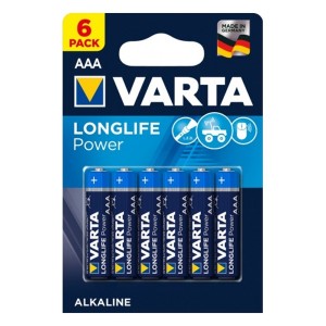 Батарейка VARTA LONGL. POWER AAA (упаковка 6шт) 4008496679263