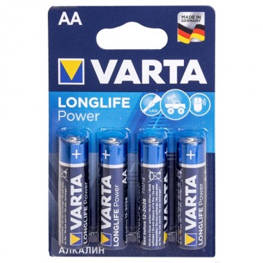 Отзывы Батарейка VARTA LONGL. POWER LR6 AA (упаковка 4шт) 846993