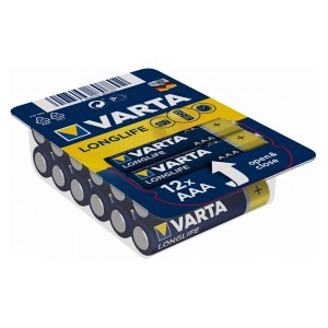 Батарейка VARTA LONGLIFE AAA big (упаковка 12шт) 4008496807802