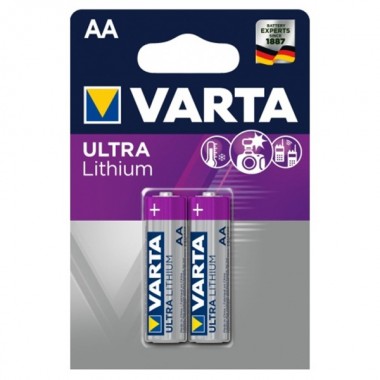 Отзывы Батарейка VARTA LITHIUM/ULTRA LITHIUIM AA (упаковка 2шт) 4008496680474