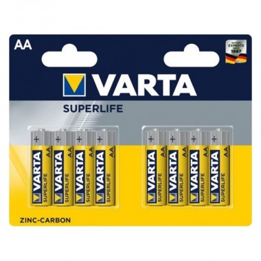 Обзор Батарейка VARTA SUPERLIFE AA (упаковка 8шт) 4008496886685