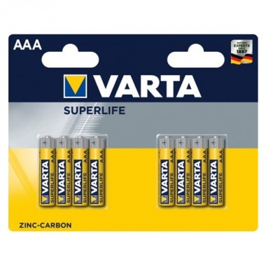 Отзывы Батарейка VARTA SUPERLIFE AAA (упаковка 8шт) 4008496886654