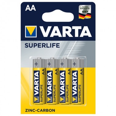 Обзор Батарейка VARTA SUPERLIFE R6 AA (упаковка 4шт) 556267