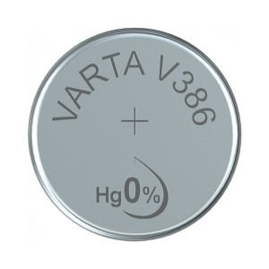 Батарейка для часов VARTA V386 1,55V (упаковка 1шт) 4008496245659