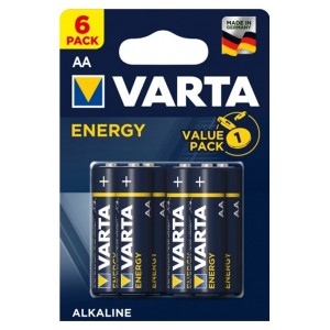 Батарейки VARTA ENERGY AA (упаковка 6шт) 4008496676583