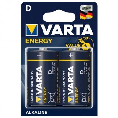Отзывы Батарейки VARTA ENERGY D LR20 (упаковка 2шт) 626618