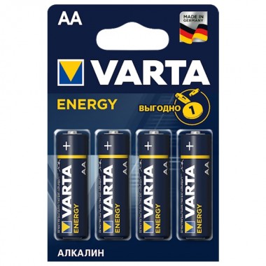 Купить Батарейки VARTA ENERGY LR6 AA (упаковка 4шт) 847358