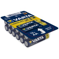 Батарейки VARTA LONGLIFE AA big (упаковка 12шт) 4008496807833