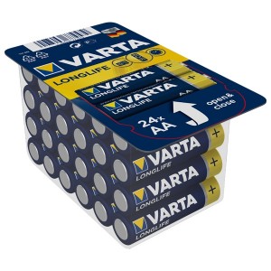 Батарейки VARTA LONGLIFE AA big (упаковка 24шт) 4008496774579