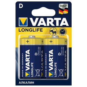 Батарейки VARTA LONGLIFE D LR20 (упаковка 2шт) 847235