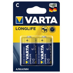 Батарейки VARTA LONGLIFE LR14 C BL2 (упаковка 2шт) 4008496847198