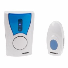 Беспроводной дверной звонок RX-6 питание от розетки 220 вольт с кнопкой IP44