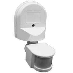 Датчик движения PMS-IR 008 1200Вт 180° 12м IP44 WH Jazzway
