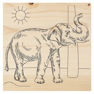 Доска для выжигания «Слон»