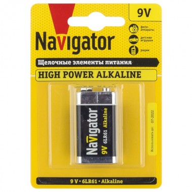Купить Элемент питания Navigator AA 94 756 NBT-NE-6LR61-BP1