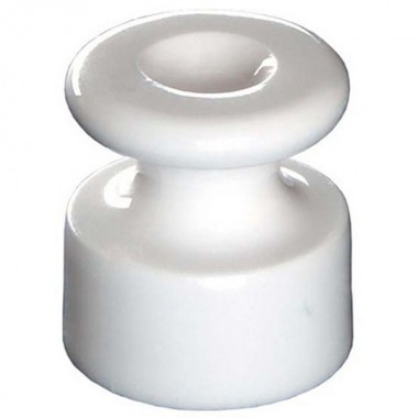 Обзор Изолятор Bironi керамика белый (50 штук в упаковке)