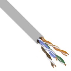 Кабель UTP 4PR 24AWG cat.5e CCA витая пара [бухта 305м]