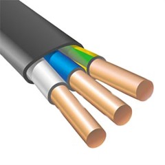 Кабель силовой ВВГнг(А)-LS 3х1,5 плоский ГОСТ