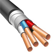 Кабель силовой бронированный ВБШв 4х2.5 ГОСТ 31996 (Электрокабель НН) (ВБбШв)
