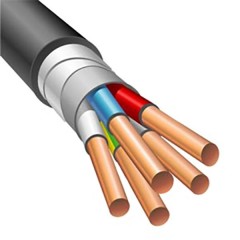 Кабель силовой бронированный ВБШв 5х4 ГОСТ 31996 (Электрокабель НН) (ВБбШв)