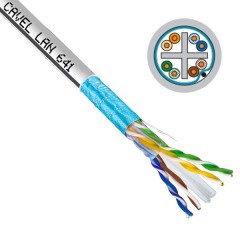 Кабель витая пара Cavel LAN 641 NE 6 F/UTP 4x2x AWG23 PVC [бухта 200м]