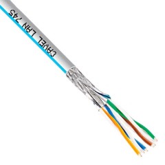 Кабель витая пара Cavel LAN 745 7a S/FTP 4x2x AWG23/1 PVC [бухта 100м]