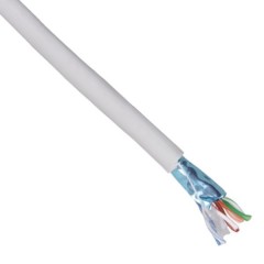 Кабель витая пара ITK F/UTP, кат.6 4х2х23AWG solid, серый [бухта 305м]