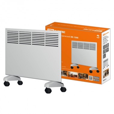 Отзывы Конвектор электрический ЭК-1500, 1500 Вт, регул. мощн. (750/1500 Вт), термостат, TDM