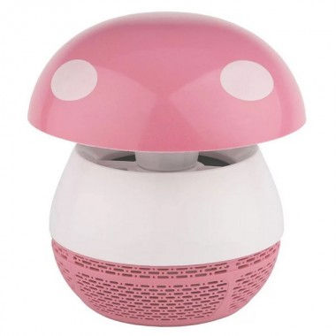 Купить Ловушка для насекомых ЭРА ERAMF-03 противомоскитная ультрафиолетовая лампа (розовый)