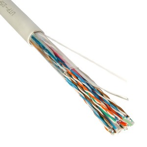 Магистральный кабель UTP 25PR 24AWG 25х2х0.52 cat 5e витая пара (бухта 305м)