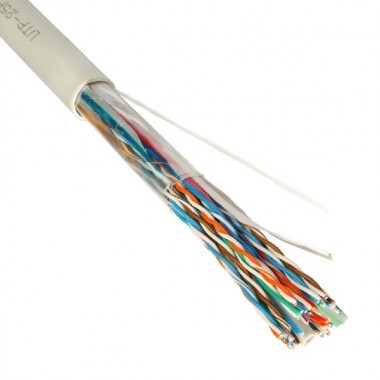 Купить Магистральный кабель UTP 25PR 24AWG 25х2х0.52 cat 5e витая пара (бухта 305м)
