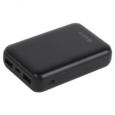 Купить Power Bank Intro PB1010 10000mAh черный, USB, для зарядки мобильных устройств 5056306087301