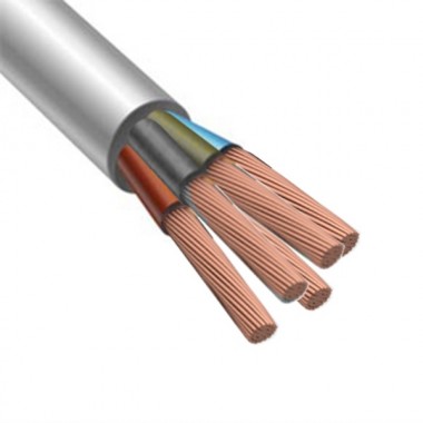 Обзор Провод ПВСнг(А)-LS 5х6,0 белый малодымный ГОСТ 7399 (Конкорд)