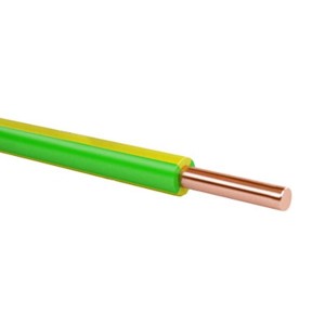 Провод установочный ПВ-1 (ПуВ) 1,5 желто зеленый ГОСТ 31947 (ПВ1)