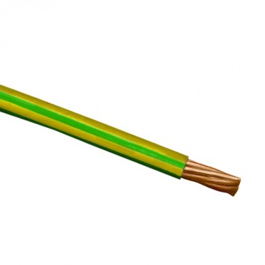 Отзывы Провод установочный ПВ-1 (ПуВ) 16,0 желто зеленый ГОСТ 31947 (ПВ1)