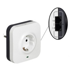 Розетка Legrand с УЗИП с двумя разъёмами RJ45 (вход/выход)