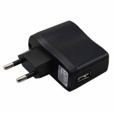 Обзор Сетевое зарядное устройство USB 220 V (СЗУ) (5 V, 1000 mA) черное