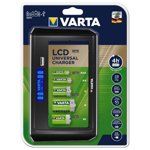 Зарядное устройство VARTA LCD Universal Charger 4008496773541