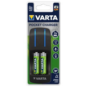 Зарядное устройство VARTA Pocket Charger+4x АА 2100 мАч 4008496850518