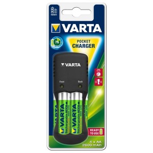 Зарядное устройство VARTA Pocket Charger+4x2600 mAh R2U 4008496850549