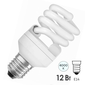 Обзор Лампа энергосберегающая Osram Mini Twist 12W/840 E14