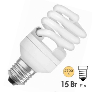 Купить Лампа энергосберегающая Osram Mini Twist 15W/827 E14