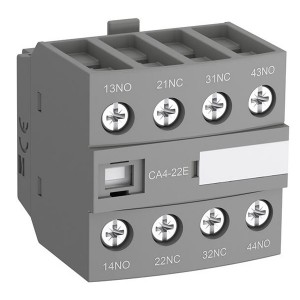 Блок контактный дополнительный ABB CA4-22E (2НО+2НЗ) для контакторов AF26…AF96..-30-00