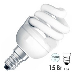 Лампа энергосберегающая Osram Micro Twist 15W/840 E14